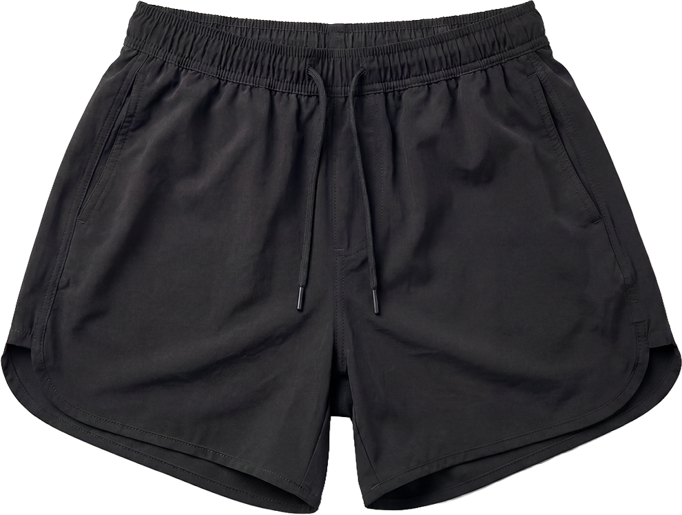 TRACK SHORTS (BLACK)