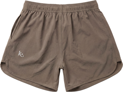 TRACK SHORTS (CHOCO BROWN)